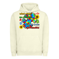 Pigment Pistachio what makes you different is what makes  you beauti Urban Hoodie - LillyAllenDesigns