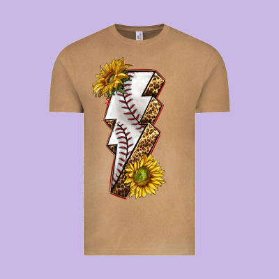 Vintage Tee sport baseball  lightning bolt