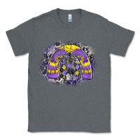 Charcoal Heather halloween rainbow Classic Tee - CowhideDigitalArt