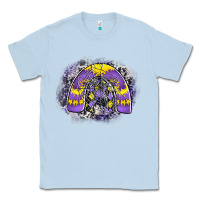 Dusty Blue halloween rainbow Classic Tee - CowhideDigitalArt