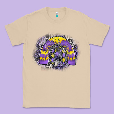 Halloween Rainbow Classic Tee Designed By Cowhidedigitalart