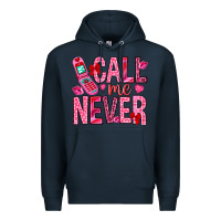 Navy call me never Premium Hoodie - NancyCooperArtShop