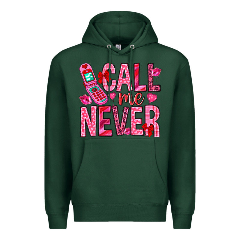 Call Me Never Premium Hoodie by NancyCooperArtShop | Teevron