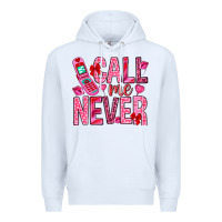 White call me never Premium Hoodie - NancyCooperArtShop