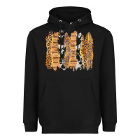 Black western brushstrokes Heavyweight Hoodie - AdoDesignShop