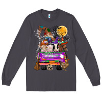 Smoke Hallloween Farm animals Truck Long Sleeve Tee - CowhideDigitalArt