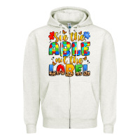 Oatmeal Heather see the able not the label Zipper Hoodie - JahusDesignShop