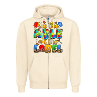 Sandshell see the able not the label Zipper Hoodie - JahusDesignShop