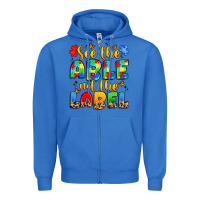 True Royal see the able not the label Zipper Hoodie - JahusDesignShop