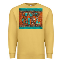 Antique Gold country girl Premium Sweatshirt - BarkalooDesign