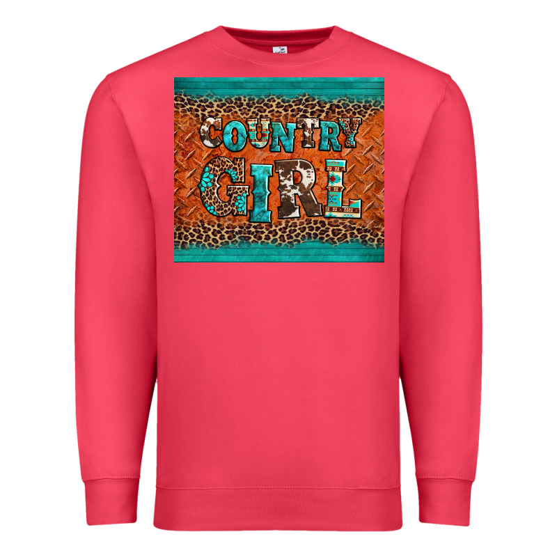 Country Girl Premium Sweatshirt by BarkalooDesign | Teevron