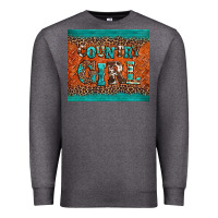 Charcoal Heather country girl Premium Sweatshirt - BarkalooDesign
