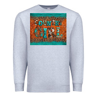 Heather Grey country girl Premium Sweatshirt - BarkalooDesign