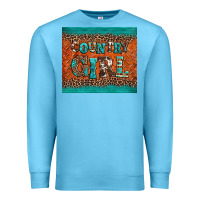 Ocean Blue country girl Premium Sweatshirt - BarkalooDesign