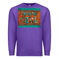 Purple country girl Premium Sweatshirt - BarkalooDesign