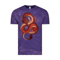 Cloud Purple red dragon Vintage Tee - RanaPortraitStore