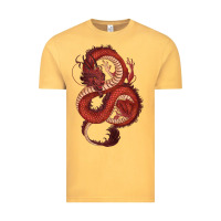 Vintage Mustard red dragon Vintage Tee - RanaPortraitStore