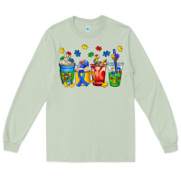 Matcha autism coffee cup Long Sleeve Tee - AdoDesignShop