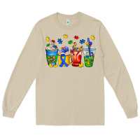 Mushroom autism coffee cup Long Sleeve Tee - AdoDesignShop