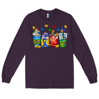 Plum autism coffee cup Long Sleeve Tee - AdoDesignShop