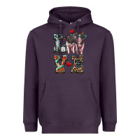 Plum love baby pigs Heavyweight Hoodie - Artiststas