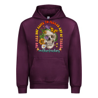 Mauve Wine not alive to please Urban Hoodie - LillyAllenDesigns
