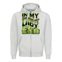 Dove Grey in my plant lady era Zipper Hoodie - JahusDesignShop