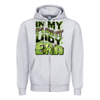 Heather Grey in my plant lady era Zipper Hoodie - JahusDesignShop