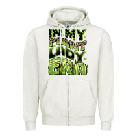 Oatmeal Heather in my plant lady era Zipper Hoodie - JahusDesignShop