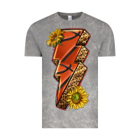 Cloud Rock sport basketball lightning bolt Vintage Tee - texasbilliewilder