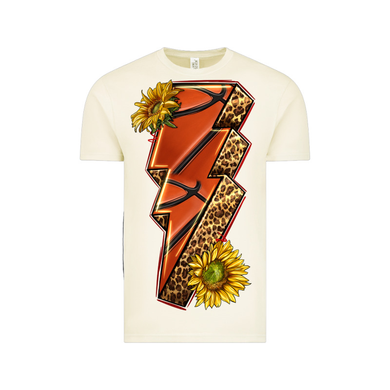 Sport Basketball Lightning Bolt Vintage Tee by texasbilliewilder | Teevron
