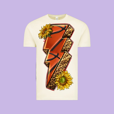 Vintage Tee sport basketball lightning bolt