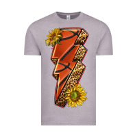 Vintage Zinc sport basketball lightning bolt Vintage Tee - texasbilliewilder