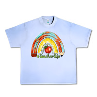 Grape Ice teacher life with rainbow Urban Heavy Tee - texasbilliewilder