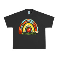Pigment Black teacher life with rainbow Urban Heavy Tee - texasbilliewilder