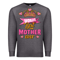 Charcoal Heather world's best mother ever Premium Sweatshirt - Jasminsmagicworld