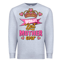 Heather Grey world's best mother ever Premium Sweatshirt - Jasminsmagicworld