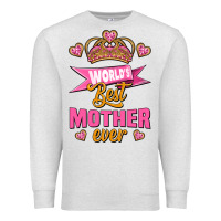 Oatmeal Heather world's best mother ever Premium Sweatshirt - Jasminsmagicworld