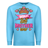 Ocean Blue world's best mother ever Premium Sweatshirt - Jasminsmagicworld