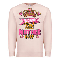 Pale Pink world's best mother ever Premium Sweatshirt - Jasminsmagicworld