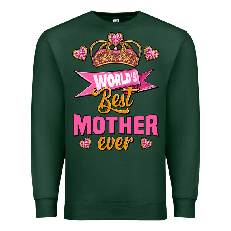 World's Best Mother Ever Premium Sweatshirt by Jasminsmagicworld | Teevron