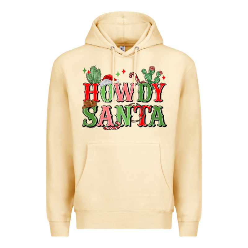 Howdy Santa Premium Hoodie by MaliasSmallBusiness | Teevron