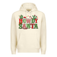 Sandshell howdy santa Premium Hoodie - MaliasSmallBusiness