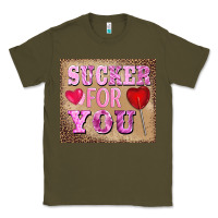 Army Green valentine's day sucker for you Classic Tee - BarkalooDesign