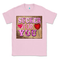 Bubblegum Pink valentine's day sucker for you Classic Tee - BarkalooDesign