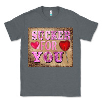 Charcoal Heather valentine's day sucker for you Classic Tee - BarkalooDesign