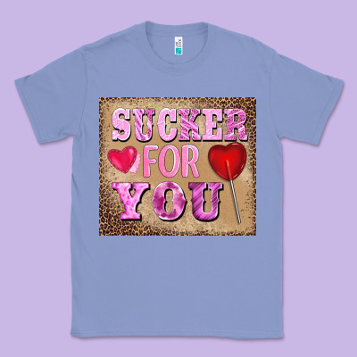Valentine's Day Sucker For You Classic Tee Designed By Barkaloodesign