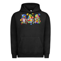 Pigment Black autism gnomes Urban Hoodie - LillyAllenDesigns