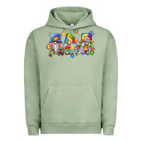 Pigment Oil Green autism gnomes Urban Hoodie - LillyAllenDesigns
