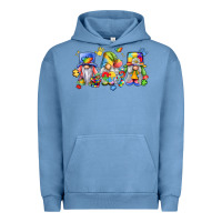 Pigment Pebble Blue autism gnomes Urban Hoodie - LillyAllenDesigns